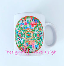 Load image into Gallery viewer, Rose Medallion Watercolor Coffee Mug - 2 Designs - Ginger jar