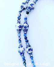 Load image into Gallery viewer, Chinoiserie Ginger Jar Gemstone Eyeglass / Sunglass / Mask Holder / Lanyard Chain / Necklace - Ginger jar