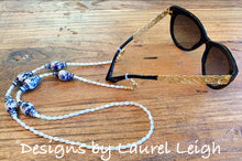 Load image into Gallery viewer, Chinoiserie Ginger Jar & Pearl Eyeglass / Sunglass / Mask Holder / Lanyard Chain / Necklace - 3 Styles - Ginger jar