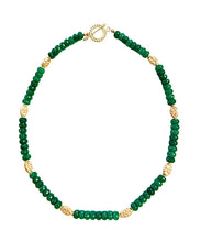 Load image into Gallery viewer, Green Jade Gemstone Candy Necklace - Chinoiserie jewelry