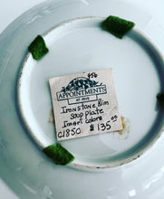 Load image into Gallery viewer, Antique Ironstone Rim Chinoiserie Imari Plate - Chinoiserie jewelry