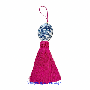 Chinoiserie Decorative Tassel Fuchsia Pink