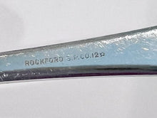 Load image into Gallery viewer, Antique c1900s Rockford Fairoaks Silver Serving Spoons (2)