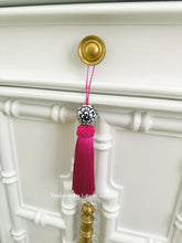 Load image into Gallery viewer, Chinoiserie Decorative Tassel Fuchsia Pink