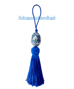 Chinoiserie Decorative Tassel Royal Blue