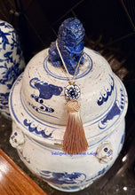 Load image into Gallery viewer, Chinoiserie Decorative Tassel Silver or Gold - Chinoiserie jewelry