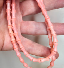 Load image into Gallery viewer, Double Strand Coral Seashell Pendant Necklace