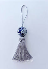 Load image into Gallery viewer, Silver or Gold Decorative Chinoiserie Tassel - Chinoiserie jewelry