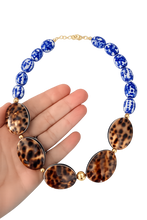 Load image into Gallery viewer, Chinoiserie Cowrie Shell Necklace