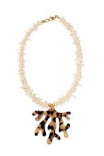 Load image into Gallery viewer, White Coral Tortoise Pendant Necklace