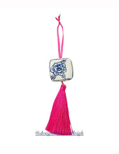 Load image into Gallery viewer, Chinoiserie Peony Decorative Tassel Ornament - Chinoiserie jewelry
