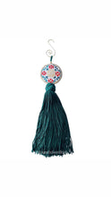 Load image into Gallery viewer, Decorative Green Chinoiserie Tassel - Chinoiserie jewelry