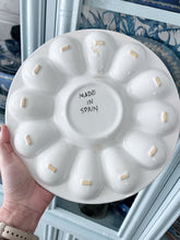 Load image into Gallery viewer, Vintage Blue &amp; White Egg Plate - Chinoiserie jewelry