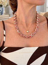 Load image into Gallery viewer, Brown Chinoiserie Coin Bead Necklace