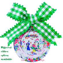 Load image into Gallery viewer, Chinoiserie Ornament - Colorful Watercolor Ladies V2 - Chinoiserie jewelry