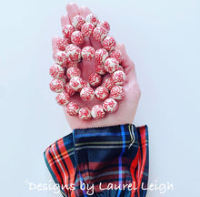 Load image into Gallery viewer, Chinoiserie Red Peony Flower Beaded Statement Bracelet - Ginger jar