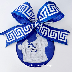 Royal Blue & White Wedgwood Ornament - Chinoiserie jewelry
