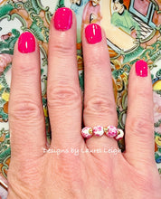 Load image into Gallery viewer, Chinoiserie Beaded Ring - Chinoiserie jewelry
