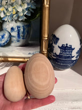 Load image into Gallery viewer, Hand Painted Wedgwood Inspired Easter Eggs - Chinoiserie jewelry