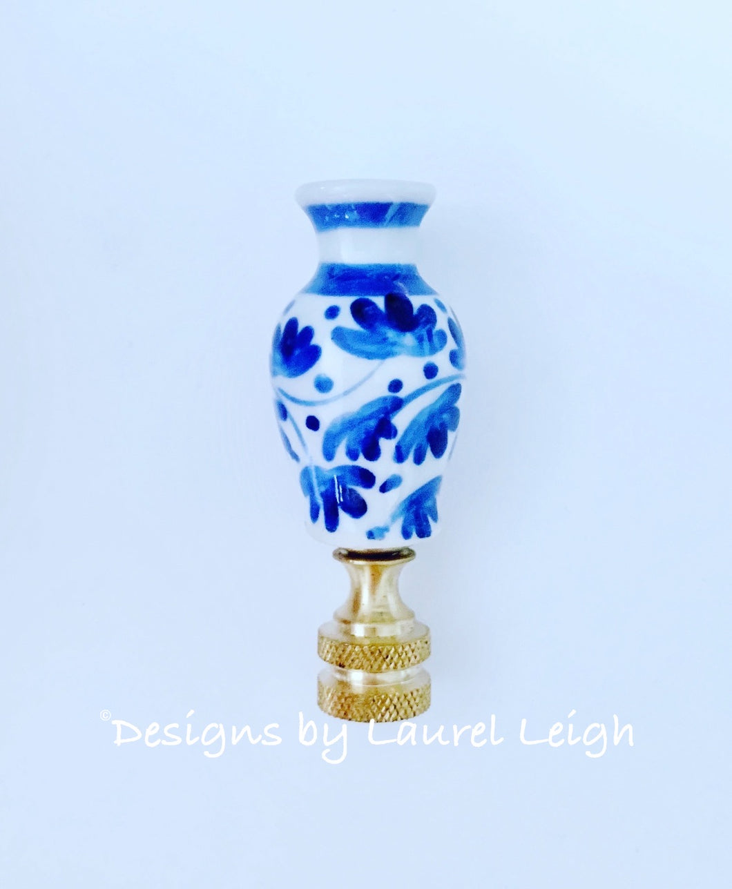 Chinoiserie Ginger Jar Lamp Finial - Chinoiserie
