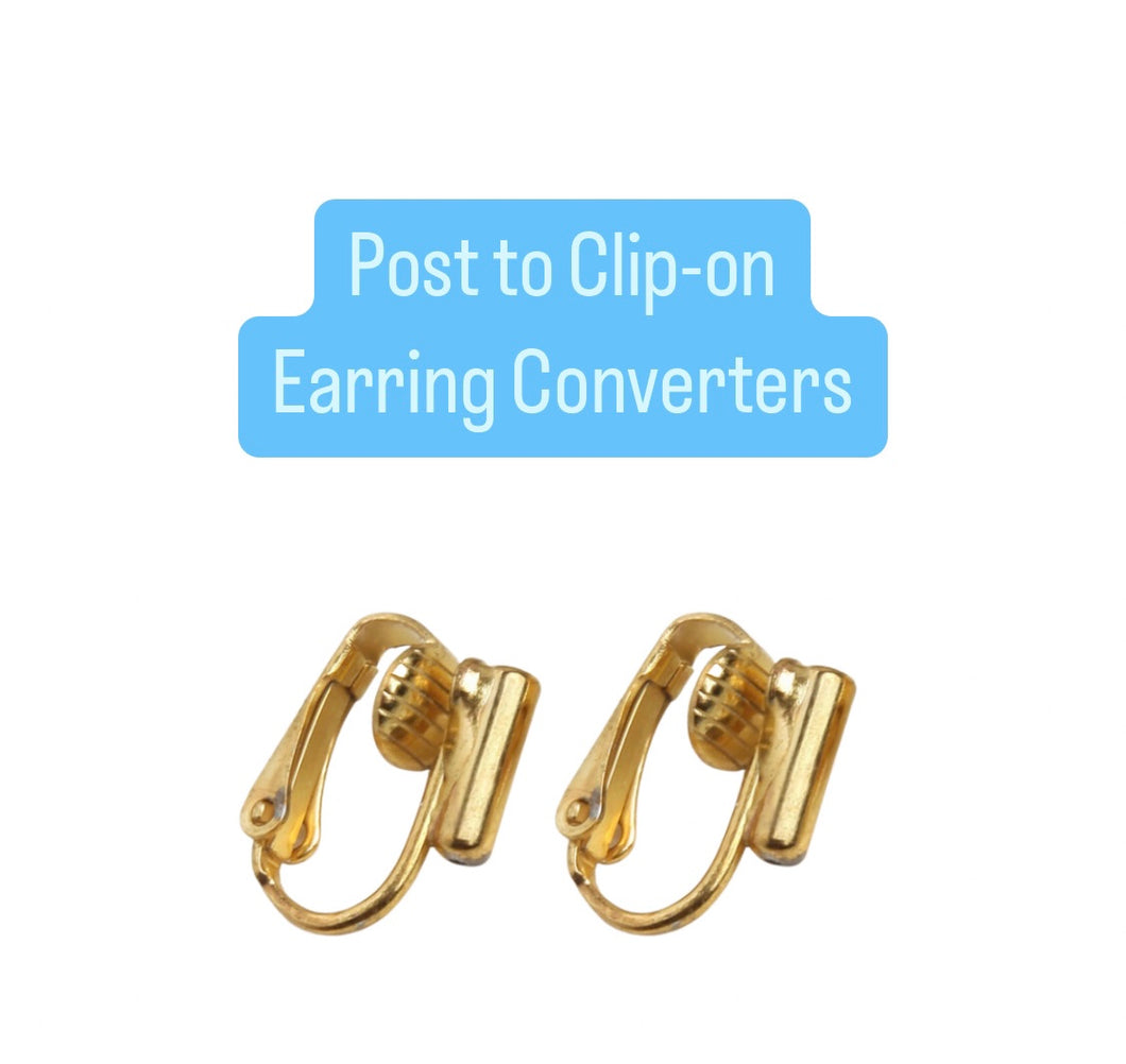 Clip-on Earring Converters - Chinoiserie jewelry