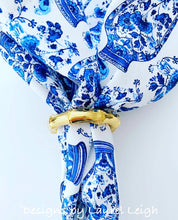Load image into Gallery viewer, Gold Bamboo Napkin Rings - Ginger jar