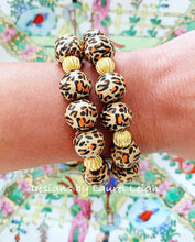Load image into Gallery viewer, Leopard Statement Bracelet - Chinoiserie jewelry