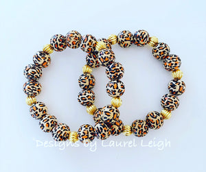Leopard Statement Bracelet - Chinoiserie jewelry