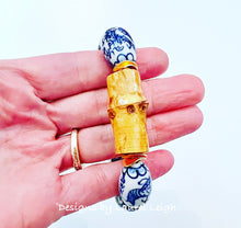 Load image into Gallery viewer, Chinoiserie Vintage Dragon Bead Bamboo Bracelet - Chinoiserie jewelry