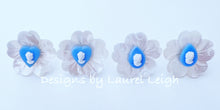 Load image into Gallery viewer, Wedgwood Blue Cameo &amp; Pearl Studs - Chinoiserie jewelry
