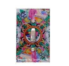 Load image into Gallery viewer, Rose Medallion Decorative Switchplate Cover - Single or Double Gang - Ginger jar