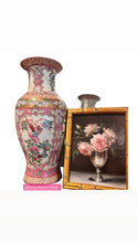 Load image into Gallery viewer, Vintage Famille Rose Medallion Vase - Chinoiserie jewelry