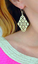 Load image into Gallery viewer, Marquis Filigree Earrings - Gold - Ginger jar
